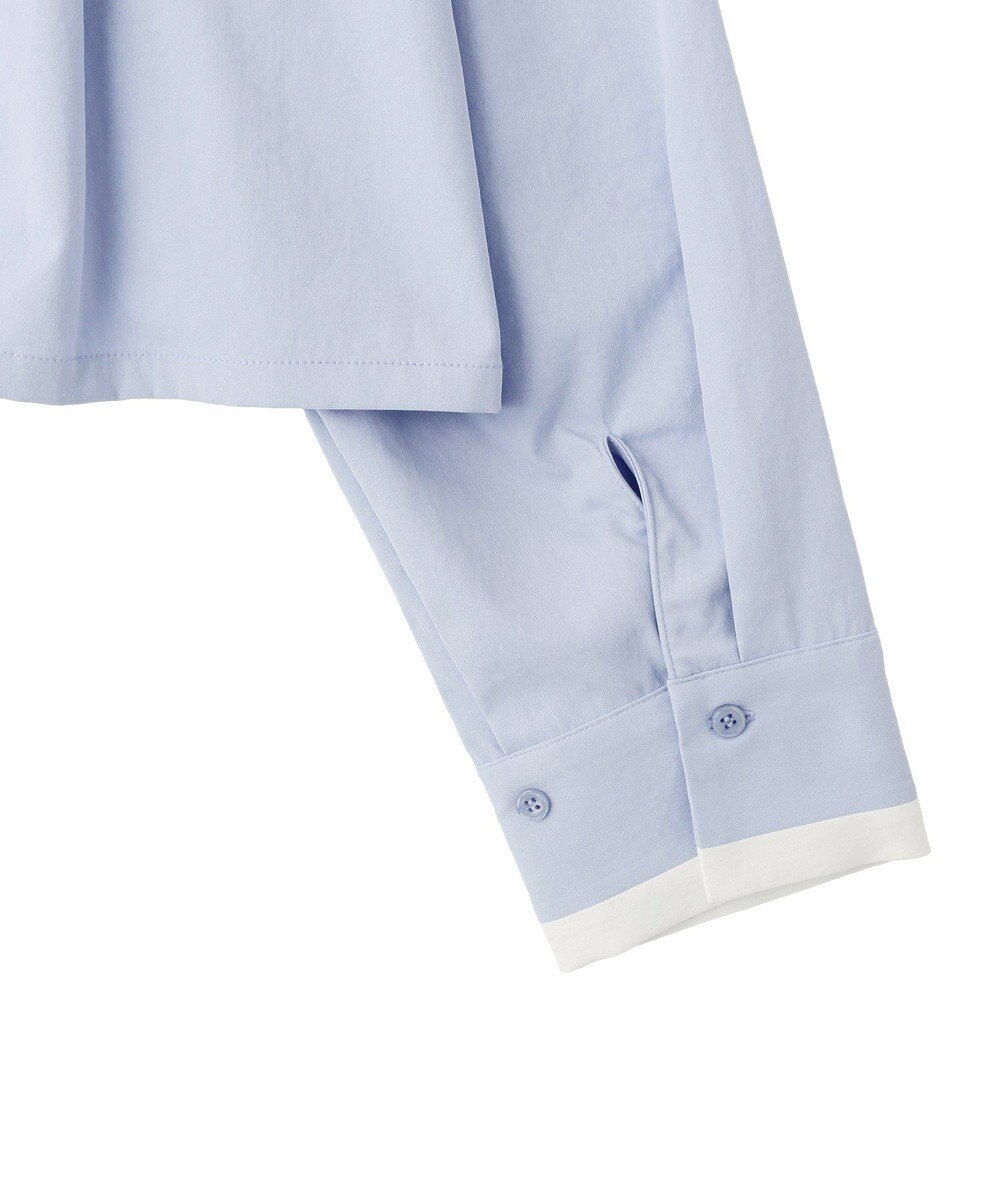 earth music&ecology パイピングショートシャツ 