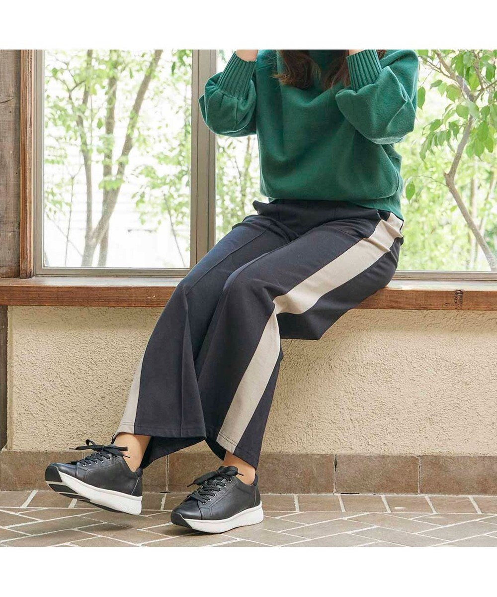 MODE ET JACOMO <MODE ET JACOMO>【軽量】レースアップ厚底スニーカー 