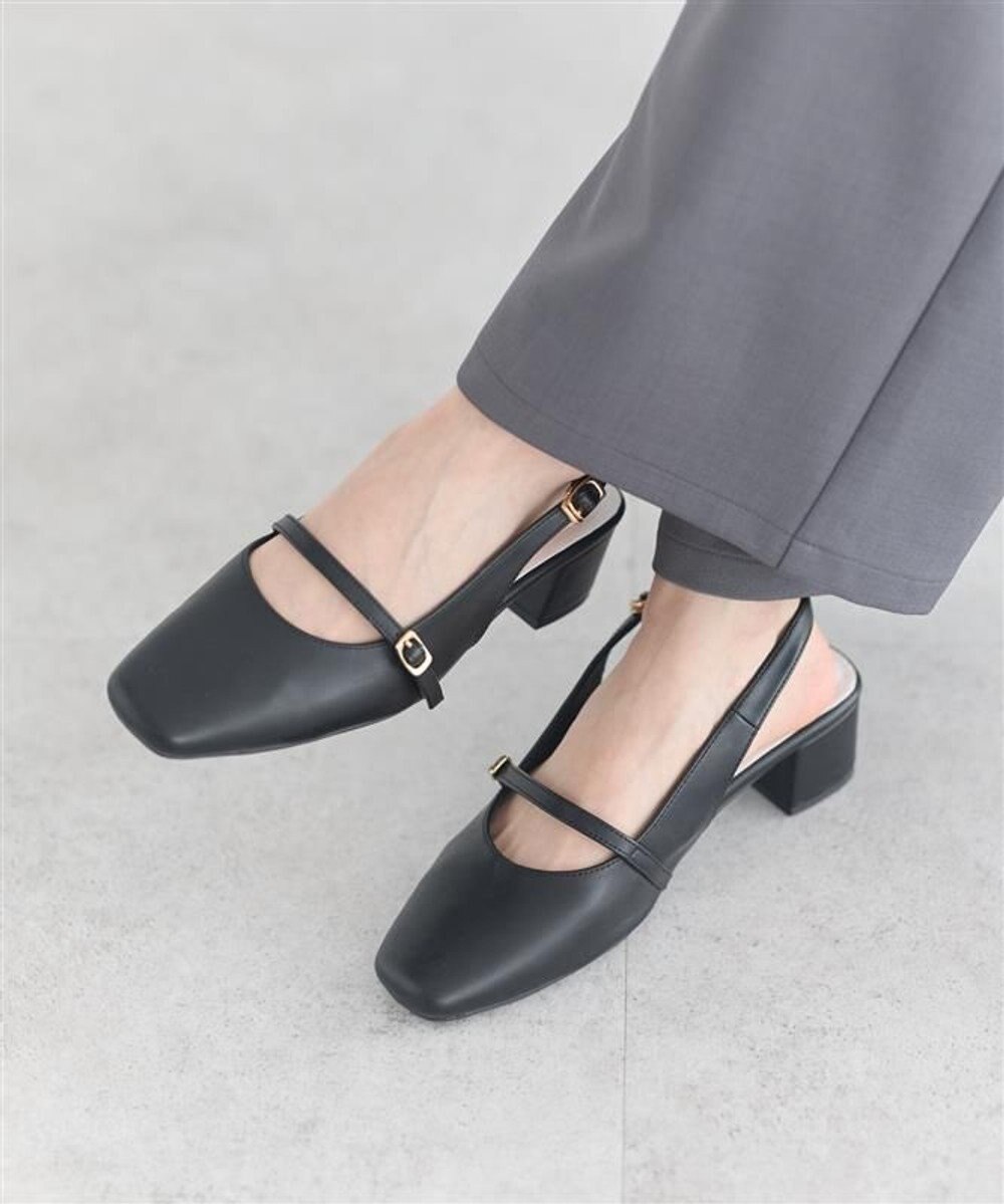 earth music&ecology ベルトミュールパンプス 