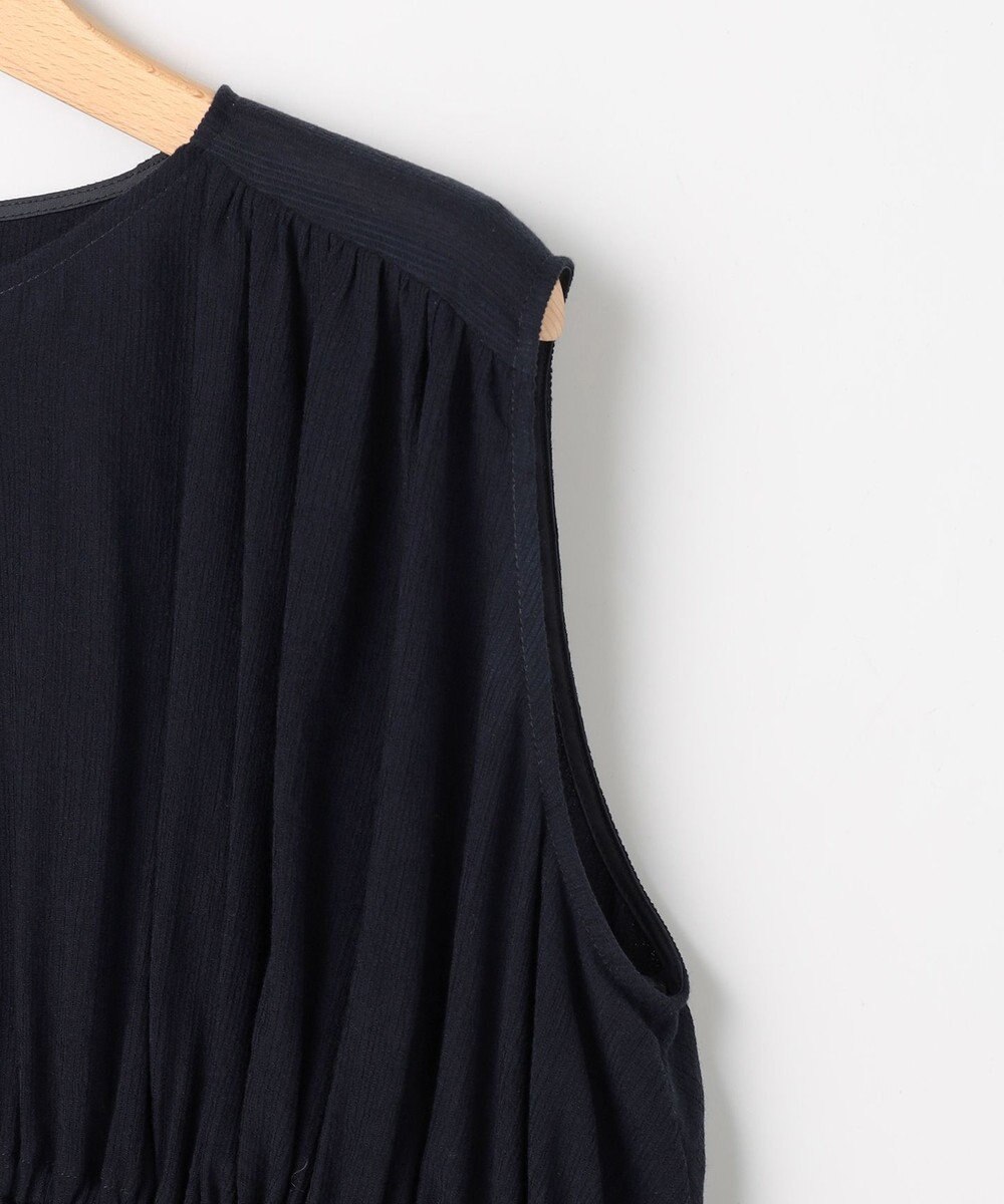 組曲 【先行予約】シアーリンクルクロス ティアードブラウス 