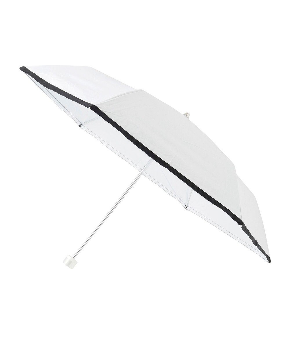 MOONBAT Fuwacool(フワクール) フワクールホワイト 晴雨兼用日傘 折りたたみ傘 プレーングログラン 軽量 一級遮光／遮熱／UV 