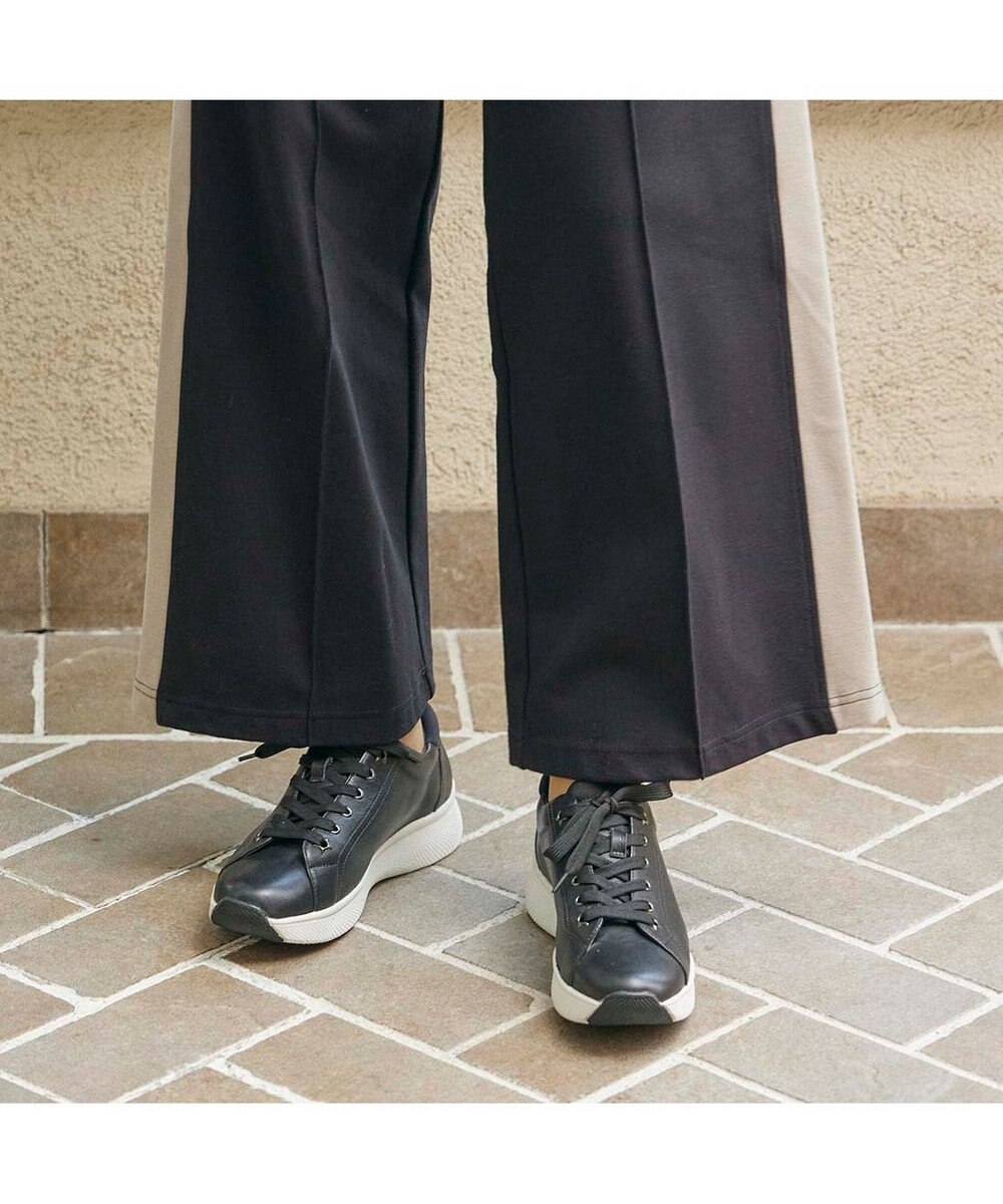 MODE ET JACOMO <MODE ET JACOMO>【軽量】レースアップ厚底スニーカー 