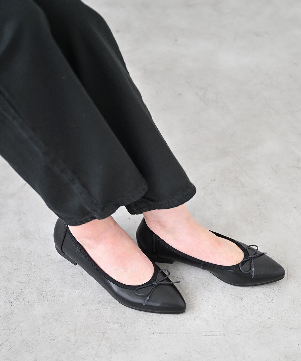 Pointer 日本製 本革大人女子のバレエシューズ 