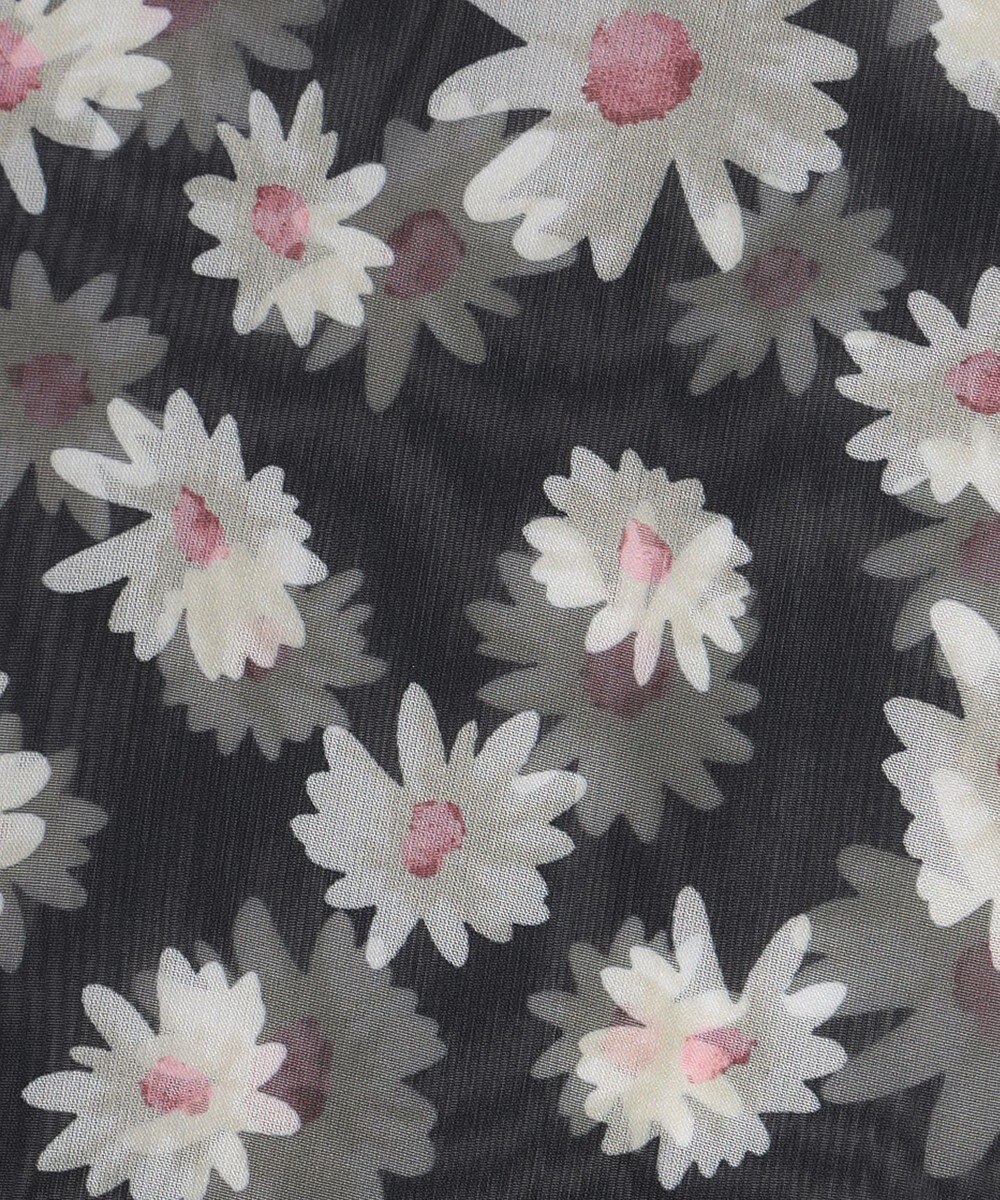 組曲 S 【組曲×setsuko sagittaire】シフォンプリント2WAYブラウス 