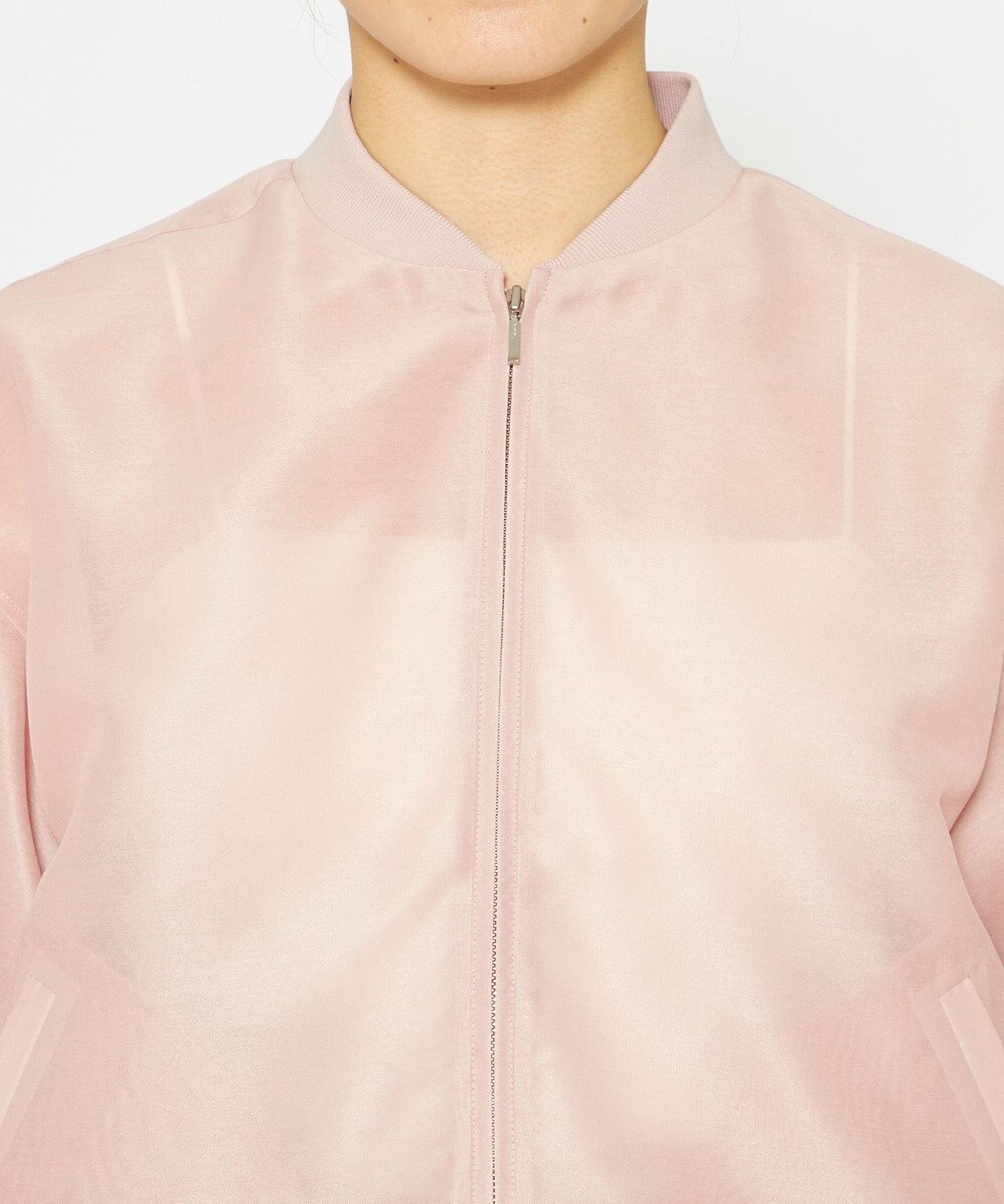 uncrave 【手洗い可】シャイニー シアー ブルゾン 