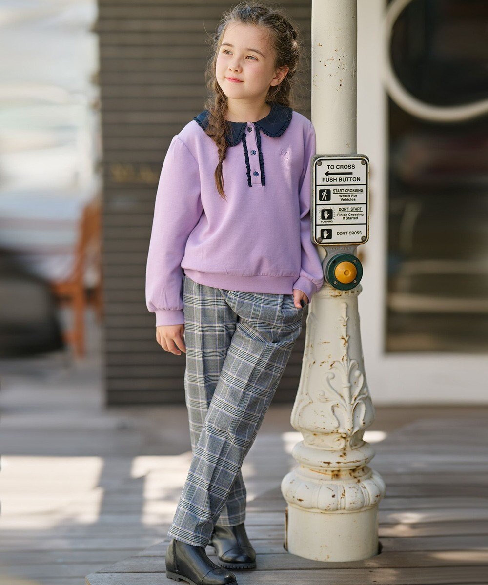 組曲 KIDS 【110-140㎝】キチントチェック パンツ 