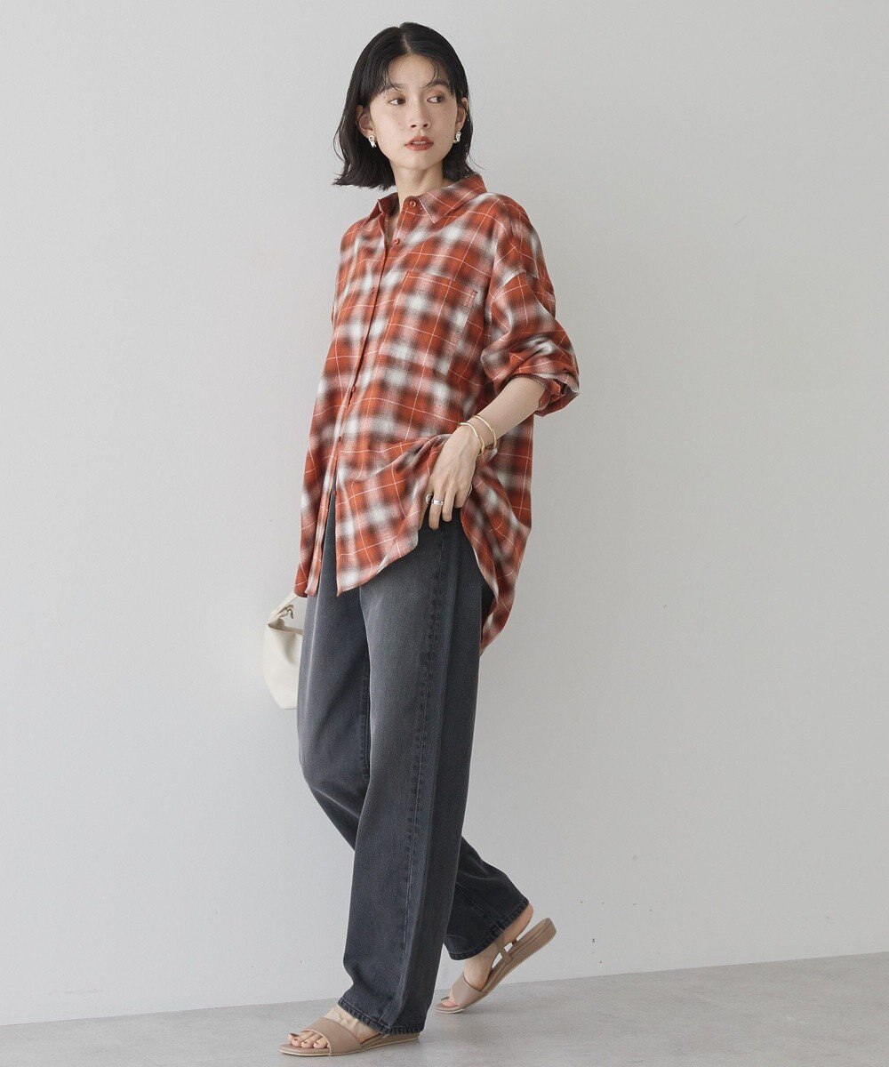 AMERICAN HOLIC ビエラ起毛チェックシャツ 