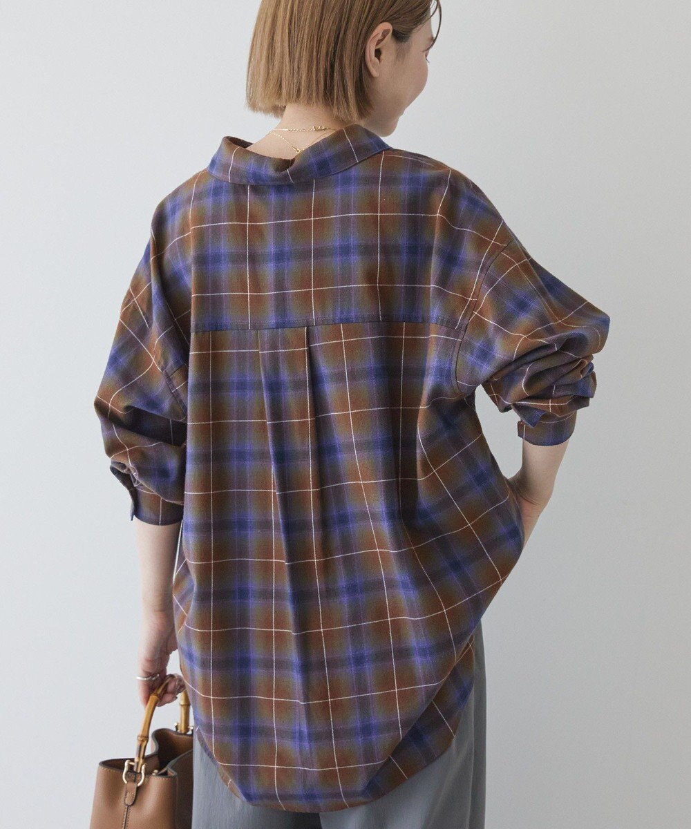 AMERICAN HOLIC ビエラ起毛チェックシャツ 