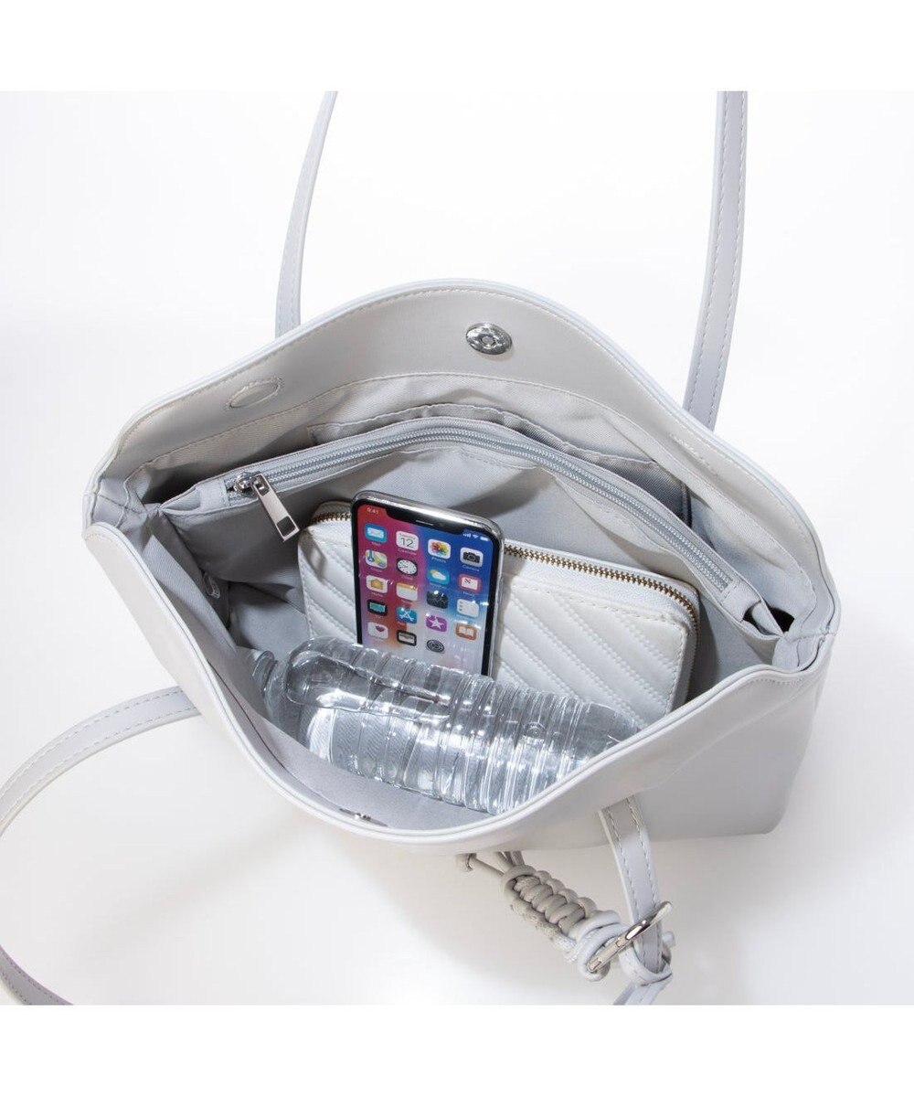 UNBILLION カシュカシュ cachecache / 結びチャーム付き2wayワイドトート 