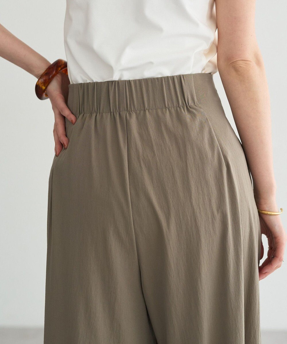 YECCA VECCA ドライタッチストレッチワイドパンツ 