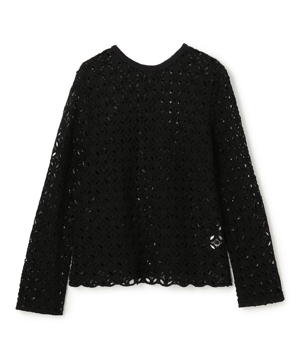 UNFILO 【前後着用可能】ラッセルレース 2WAYプルオーバー 