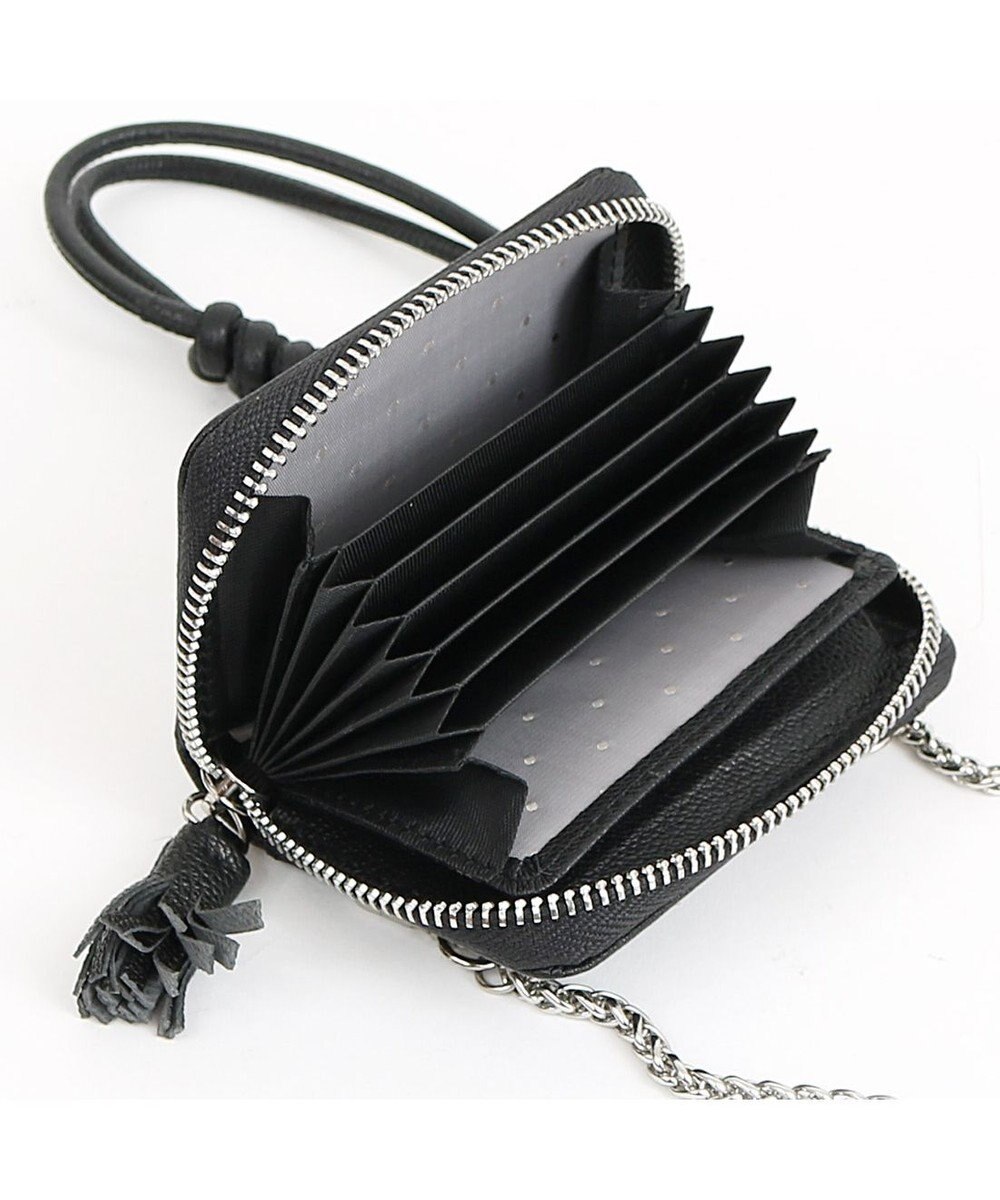 UNBILLION ペルケ perche / マルチスタッズジャバラチャームウォレットショルダー 