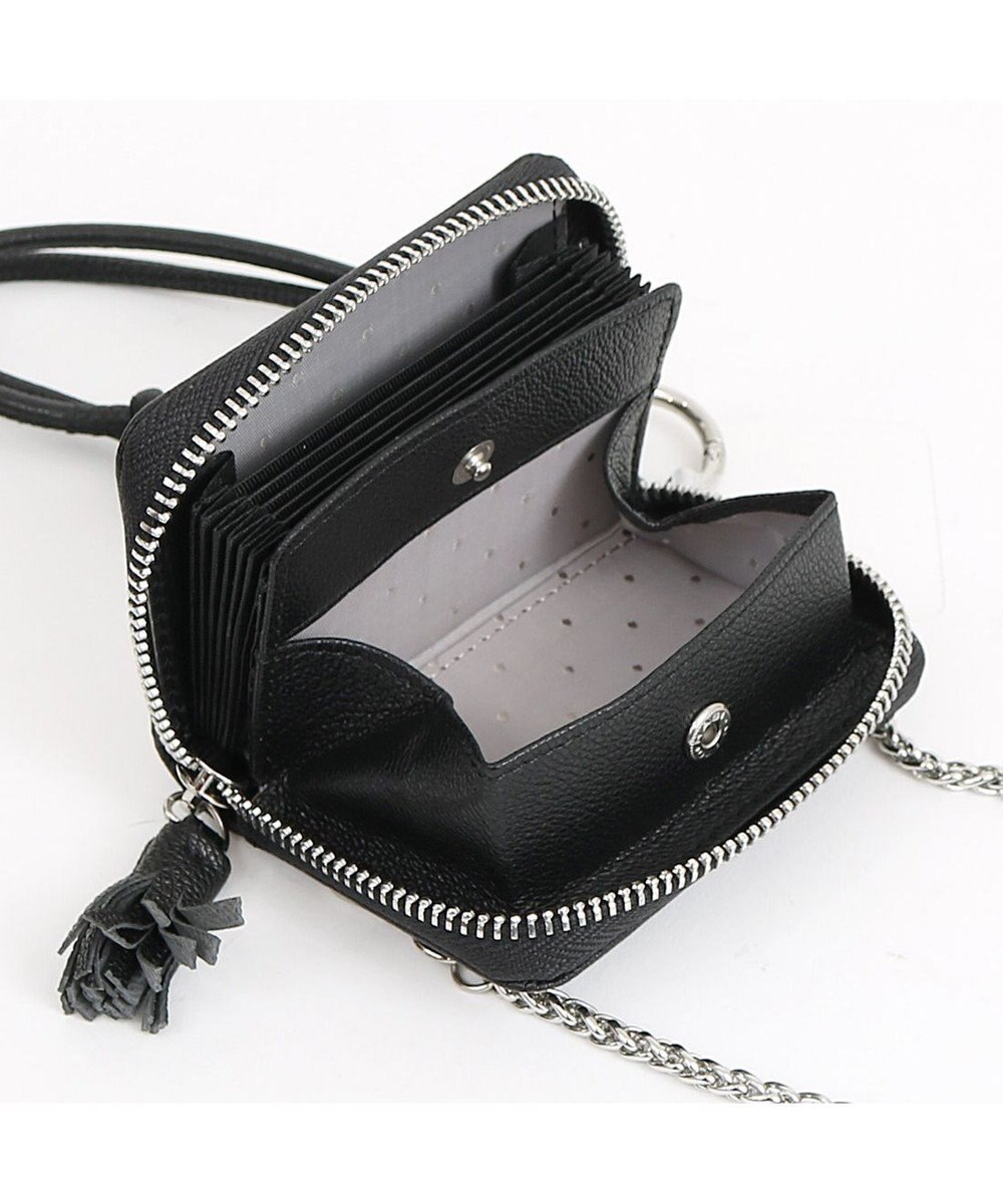 UNBILLION ペルケ perche / マルチスタッズジャバラチャームウォレットショルダー 