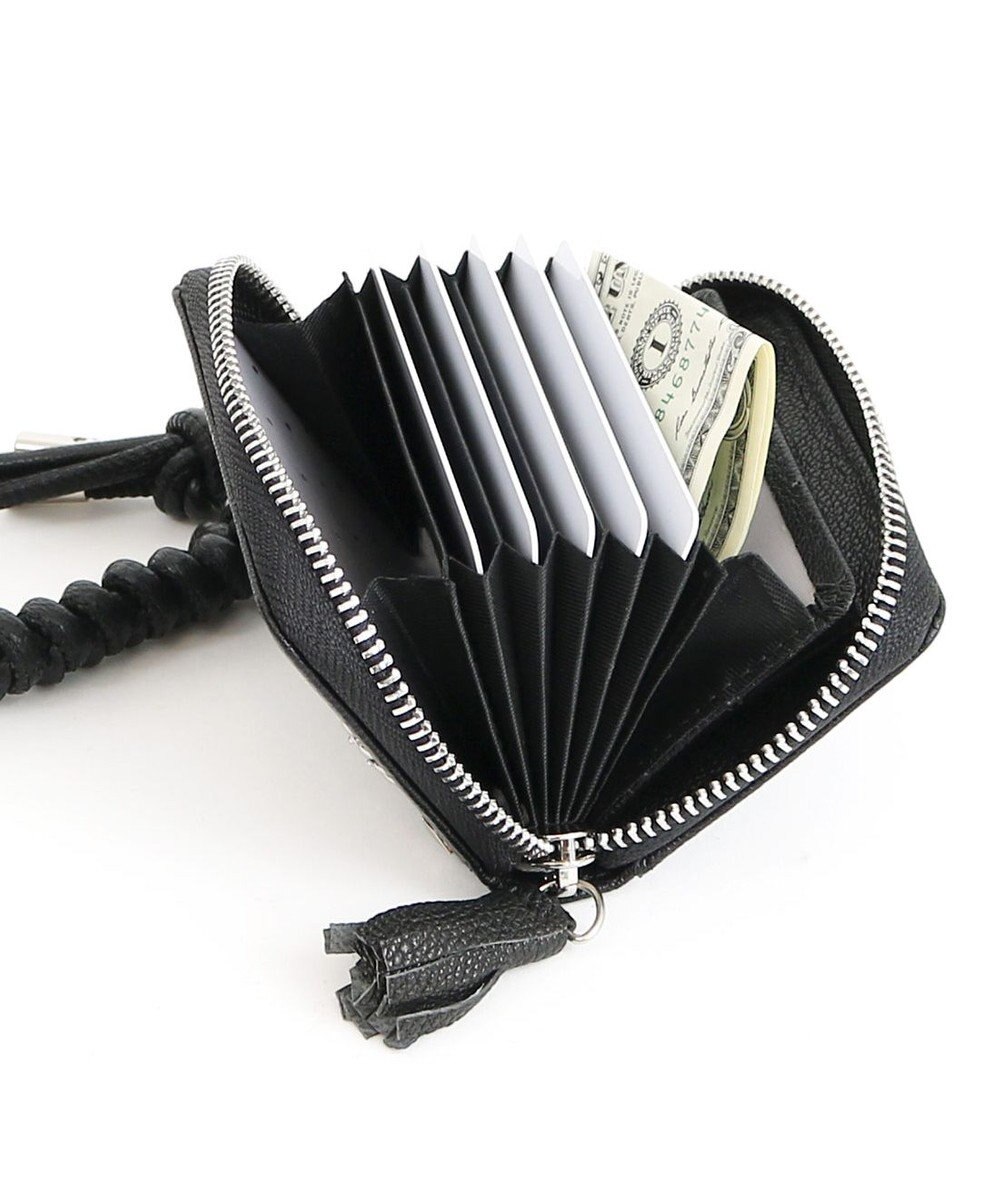 UNBILLION ペルケ perche / マルチスタッズジャバラチャームウォレットショルダー 