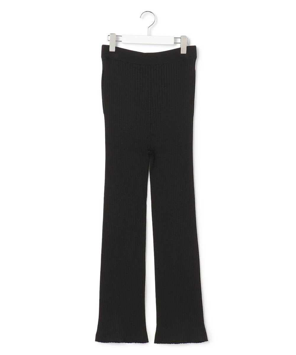 23区 L 【SLOW/一部店舗限定】ホールガーメント リブニット パンツ 