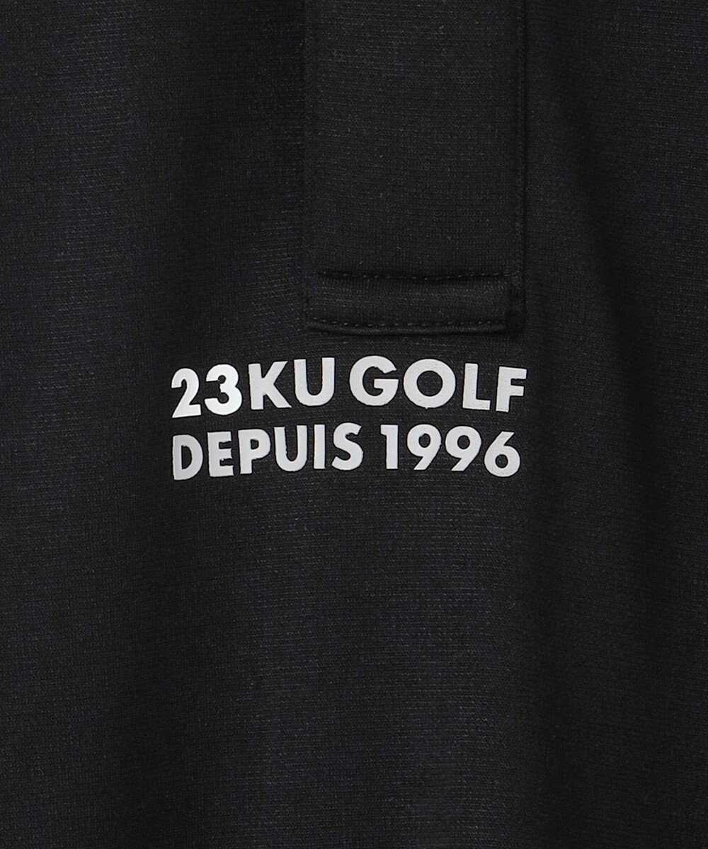 23区GOLF 【MEN】【キングサイズ/吸水速乾/UVカット】ポンチコンビポロシャツ 