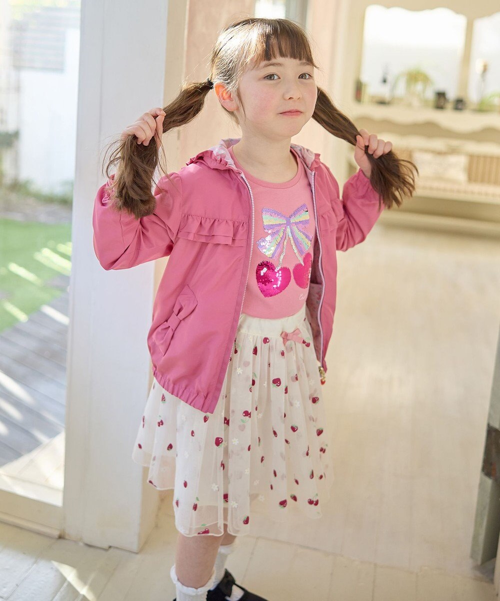 ANY KIDS 【チェリーベリーシリーズ】シャカシャカ リバーシ ブルゾン 