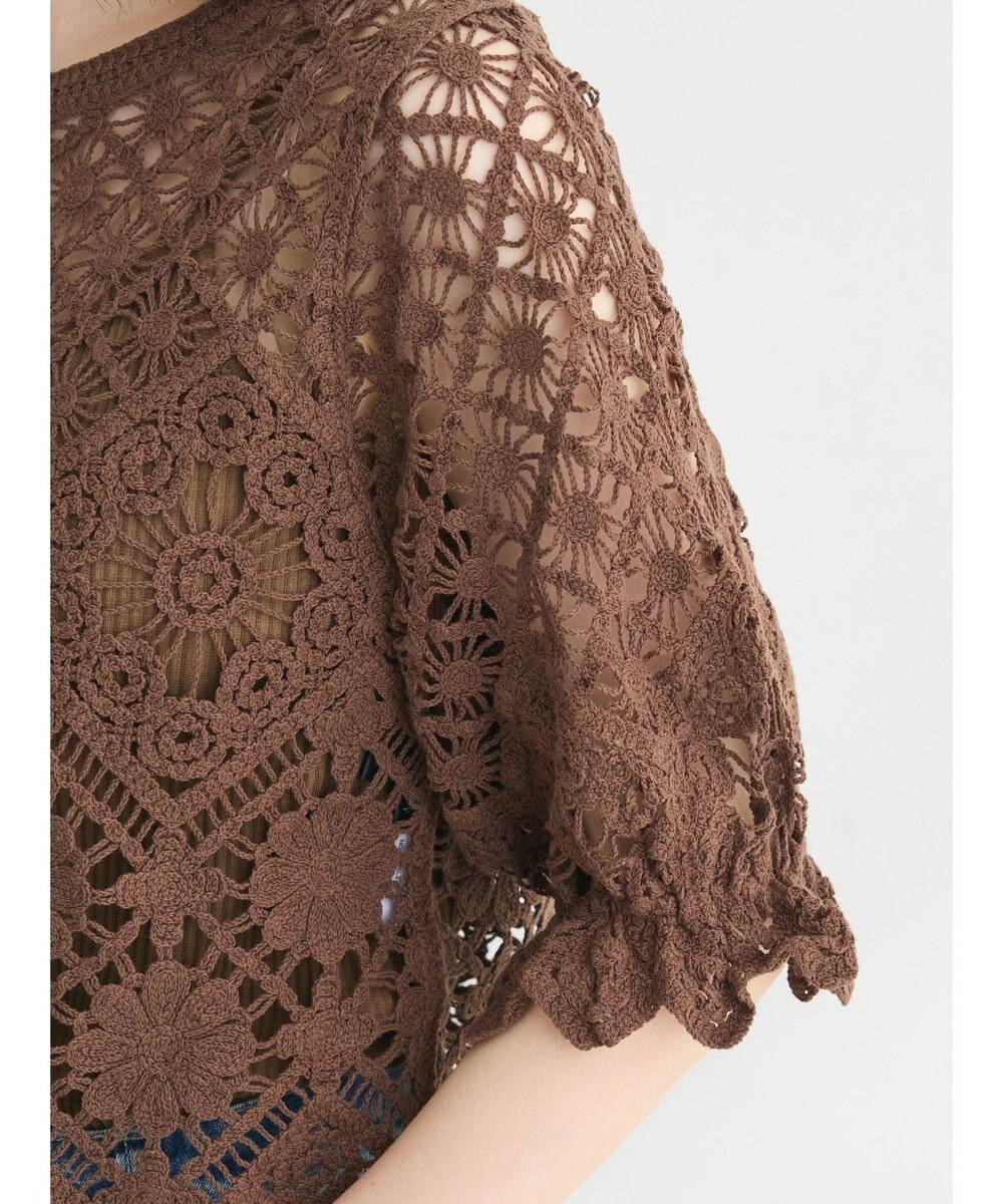 Green Parks ・ＳＵＧＡＲ　ＳＰＯＯＮ　２ｗａｙクロシェカーディガン 