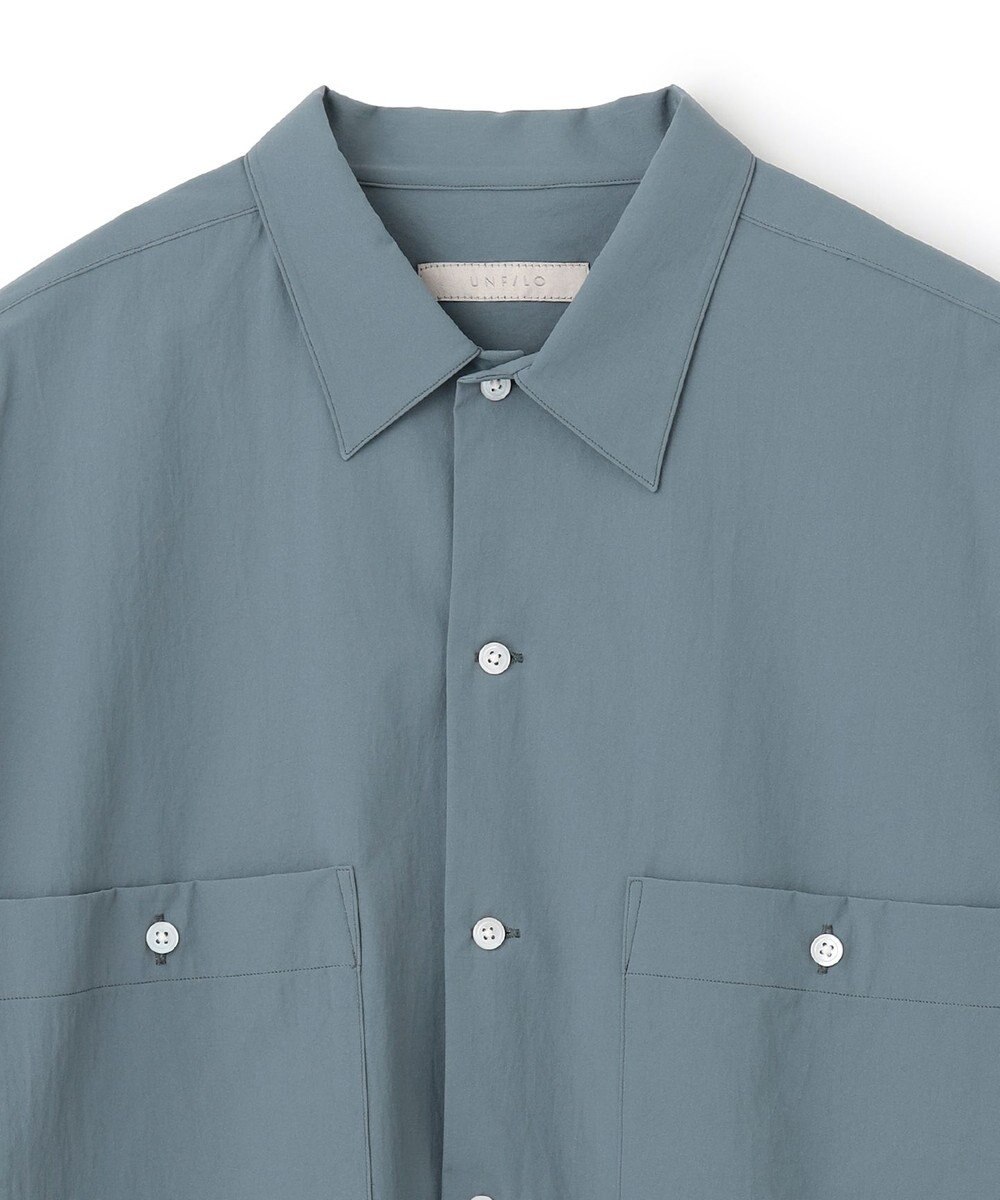 UNFILO MENS 【男女兼用】コンフォート カジュアル ワイドシャツ [24年秋冬商品] 