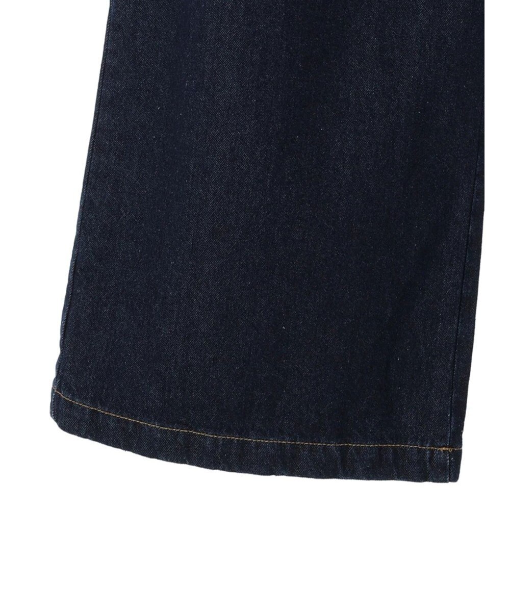 earth music&ecology ボタンフライワイドデニムパンツ 