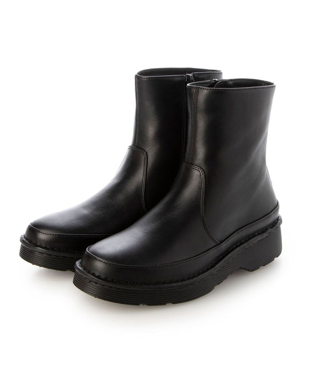 ing <ing>【WEB限定】ボリュームソールラウンドショートブーツ 