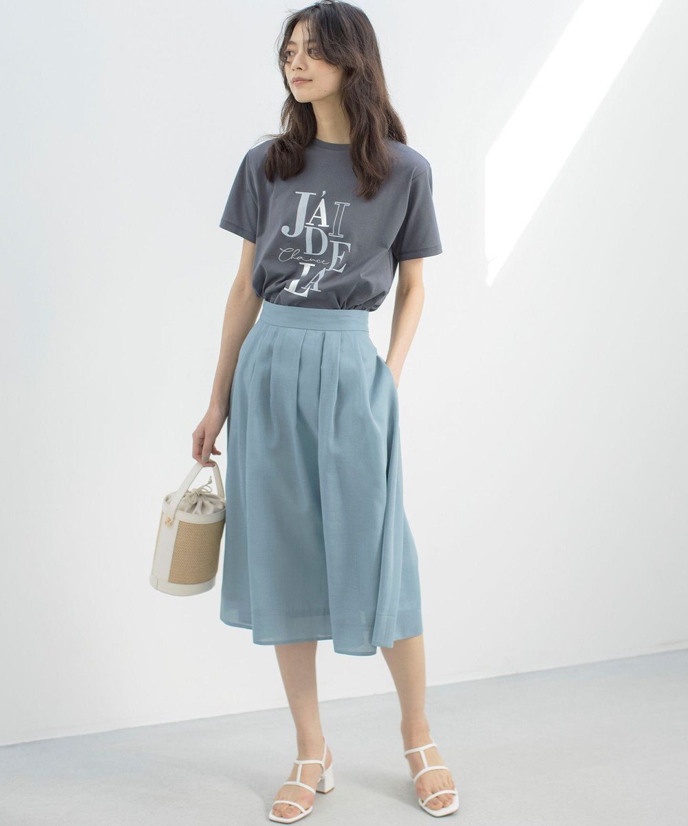 組曲 カラーボイル フレアスカート 