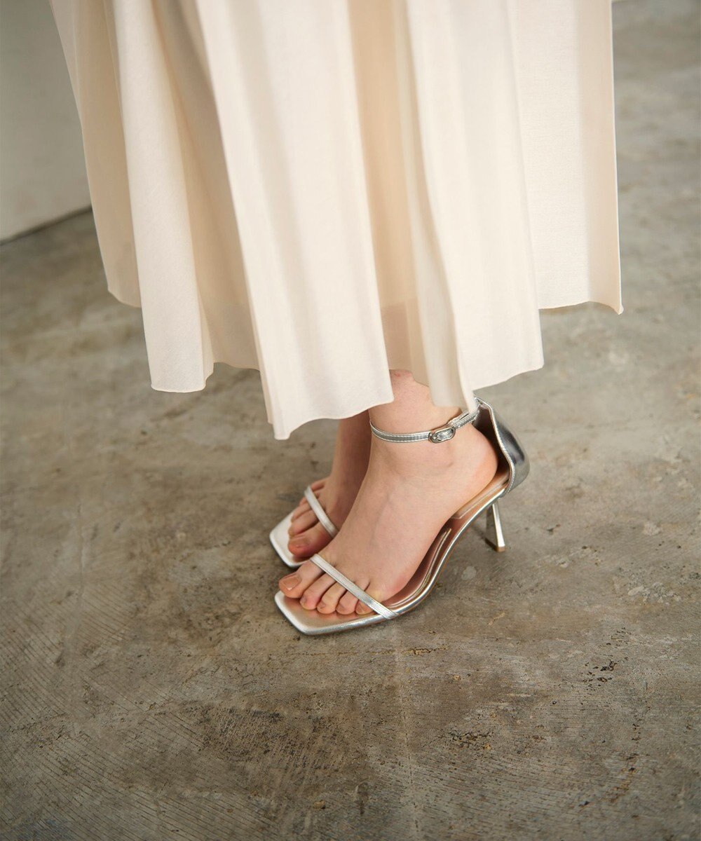 GRACE CONTINENTAL オーガンジープリーツスカート 