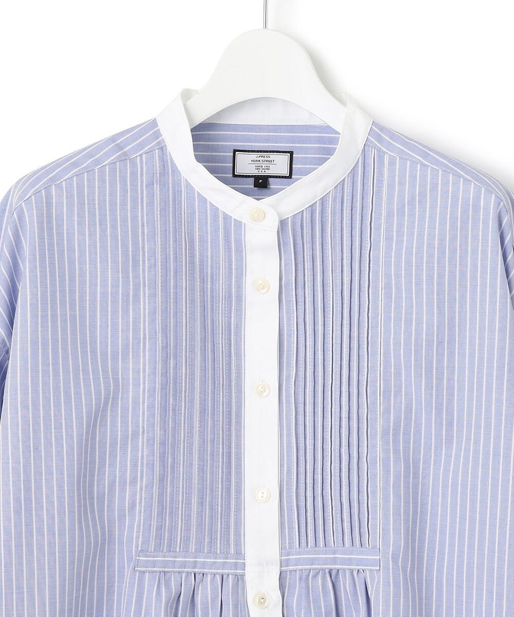 J.PRESS YORK STREET 【WOMEN】クレリックバンドドレス シャツ 
