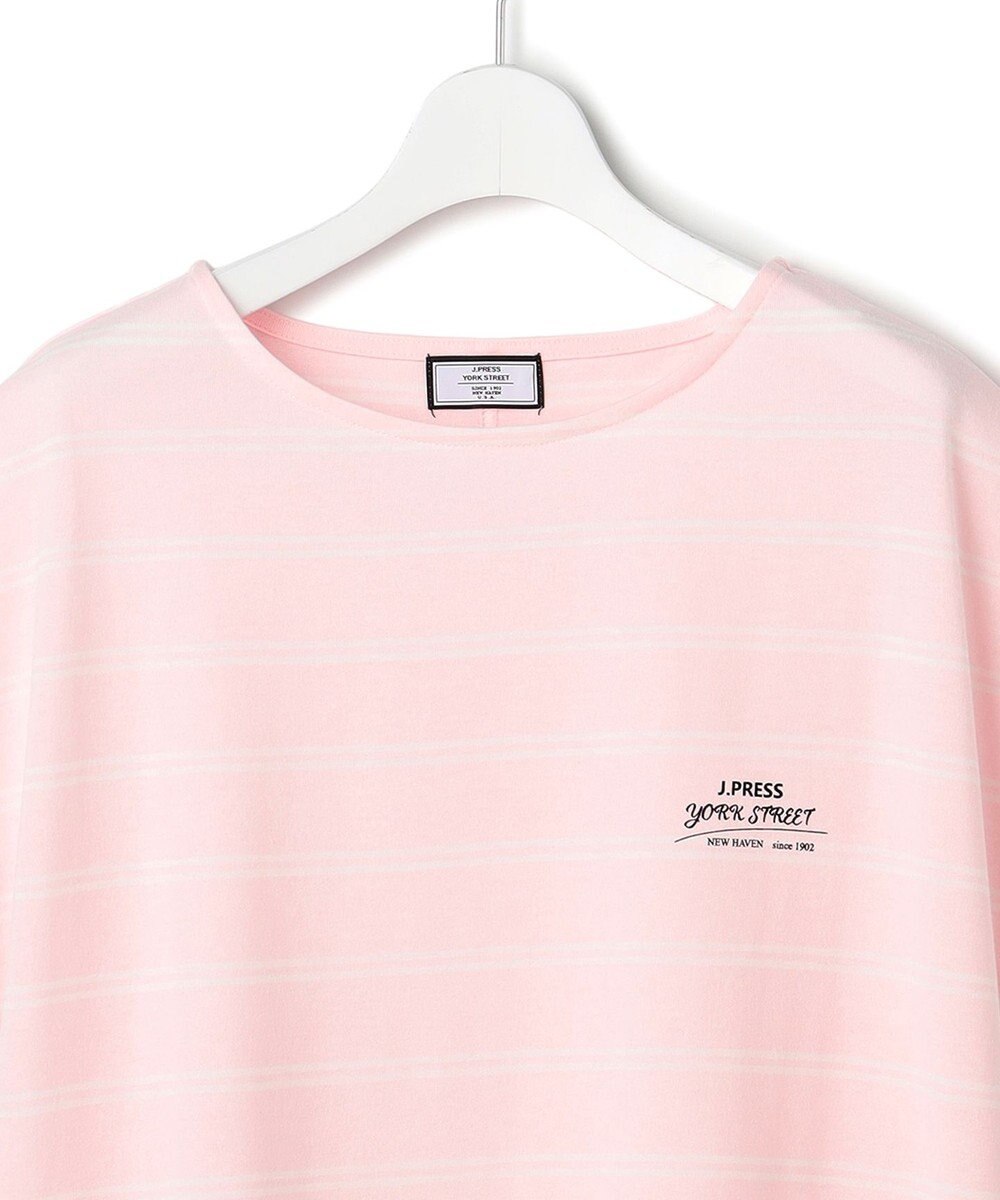 J.PRESS YORK STREET 【WOMEN】キャップスリーブ ボーダーTシャツ 