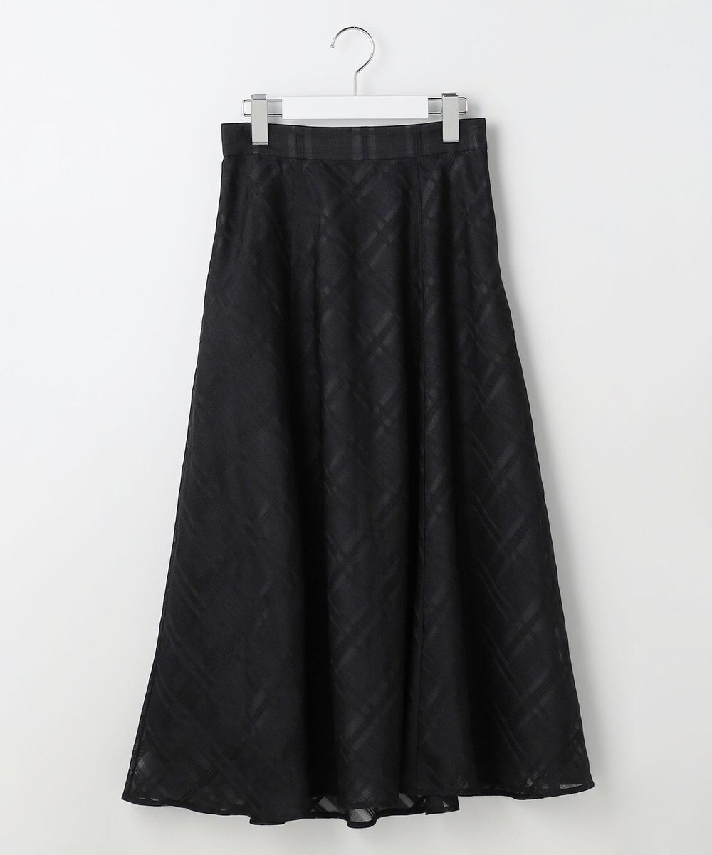 ANY SIS シアーチェック スカート 
