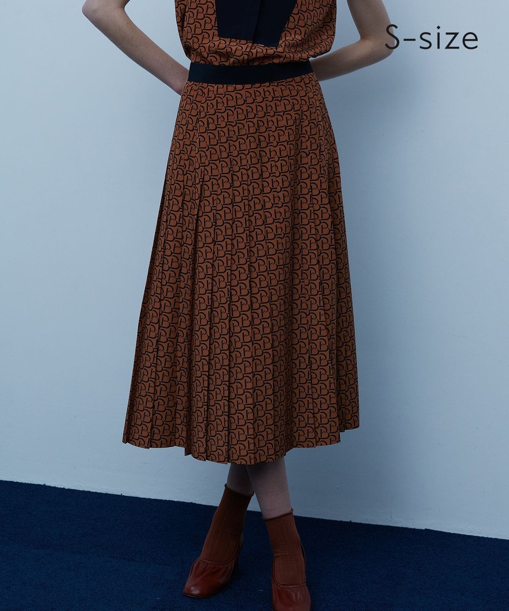 S-size】MONT THABOR / ロゴスカート / BEIGE, | ファッション通販