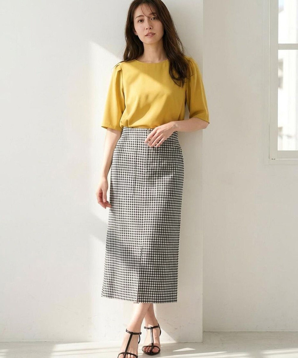 ANY SIS L 【接触冷感・UVカット・洗える】ハイストレッチスムースタックスリーブ カットソー 
