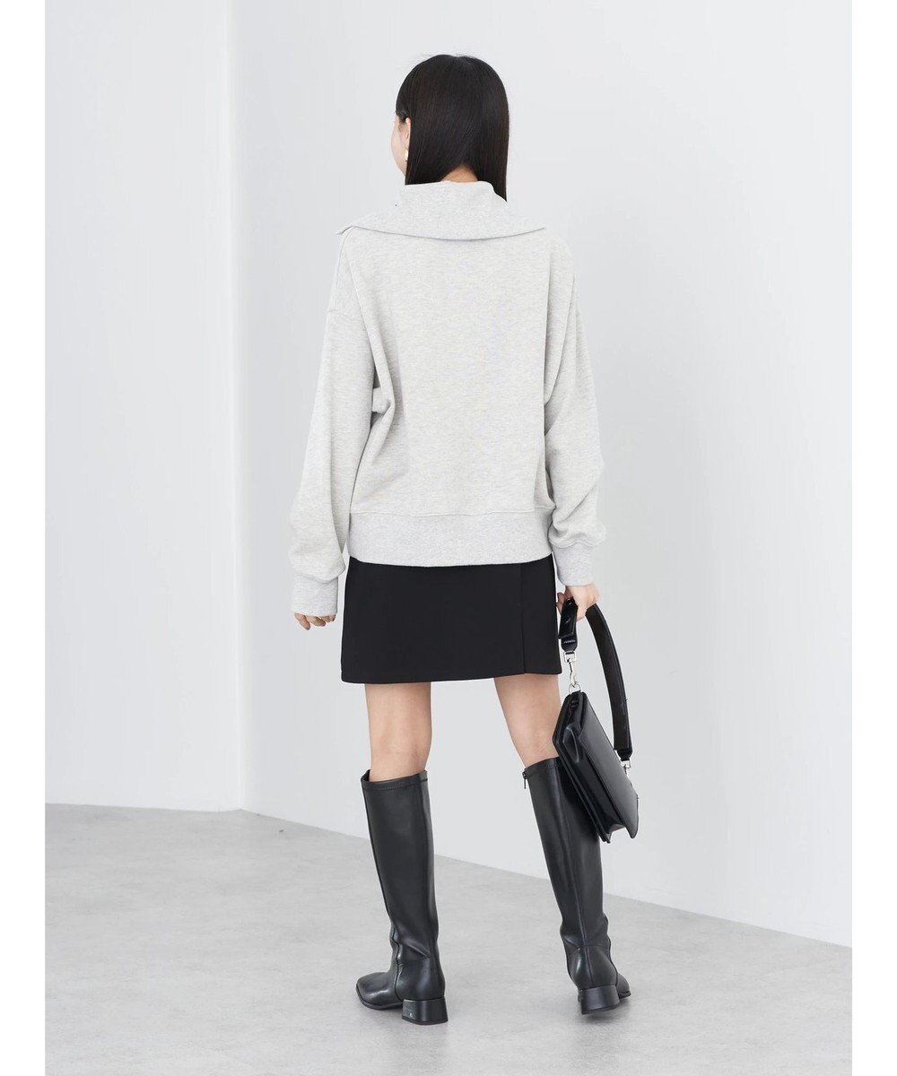 earth music&ecology ハーフＺＩＰスウェット 