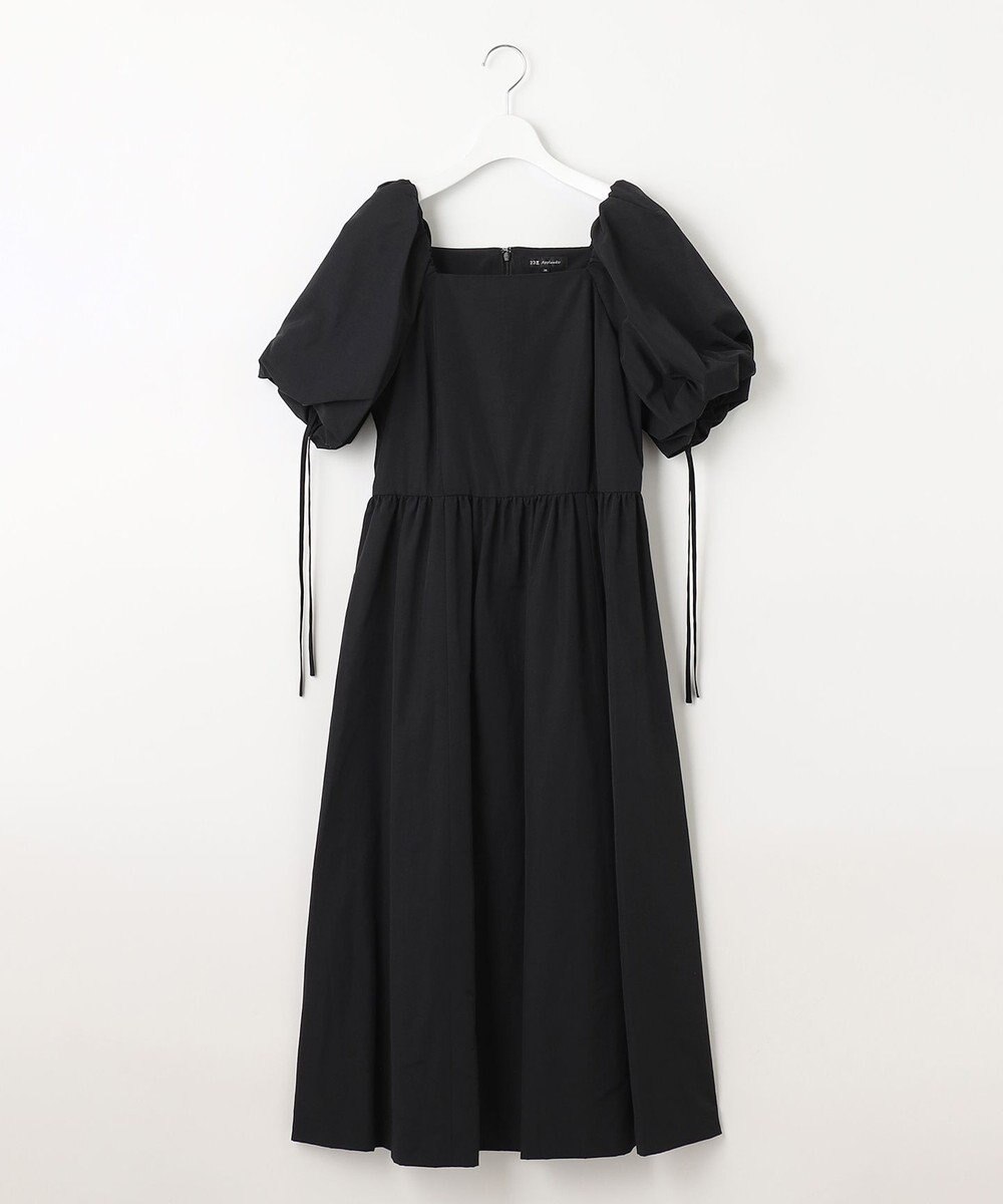 23区 【APPLAUDIR】スクエアネックタフタ ドレス 