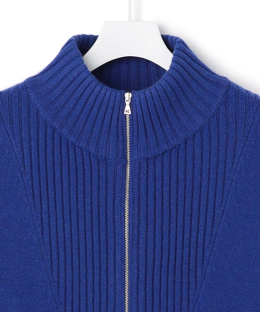 J.PRESS YORK STREET 【UNISEX】:ウールカシミヤ ハーフジップニット 