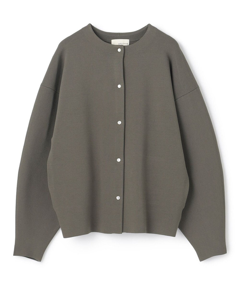 uncrave 【洗える】スムースニット カーディガン（uncrave WHITE） 
