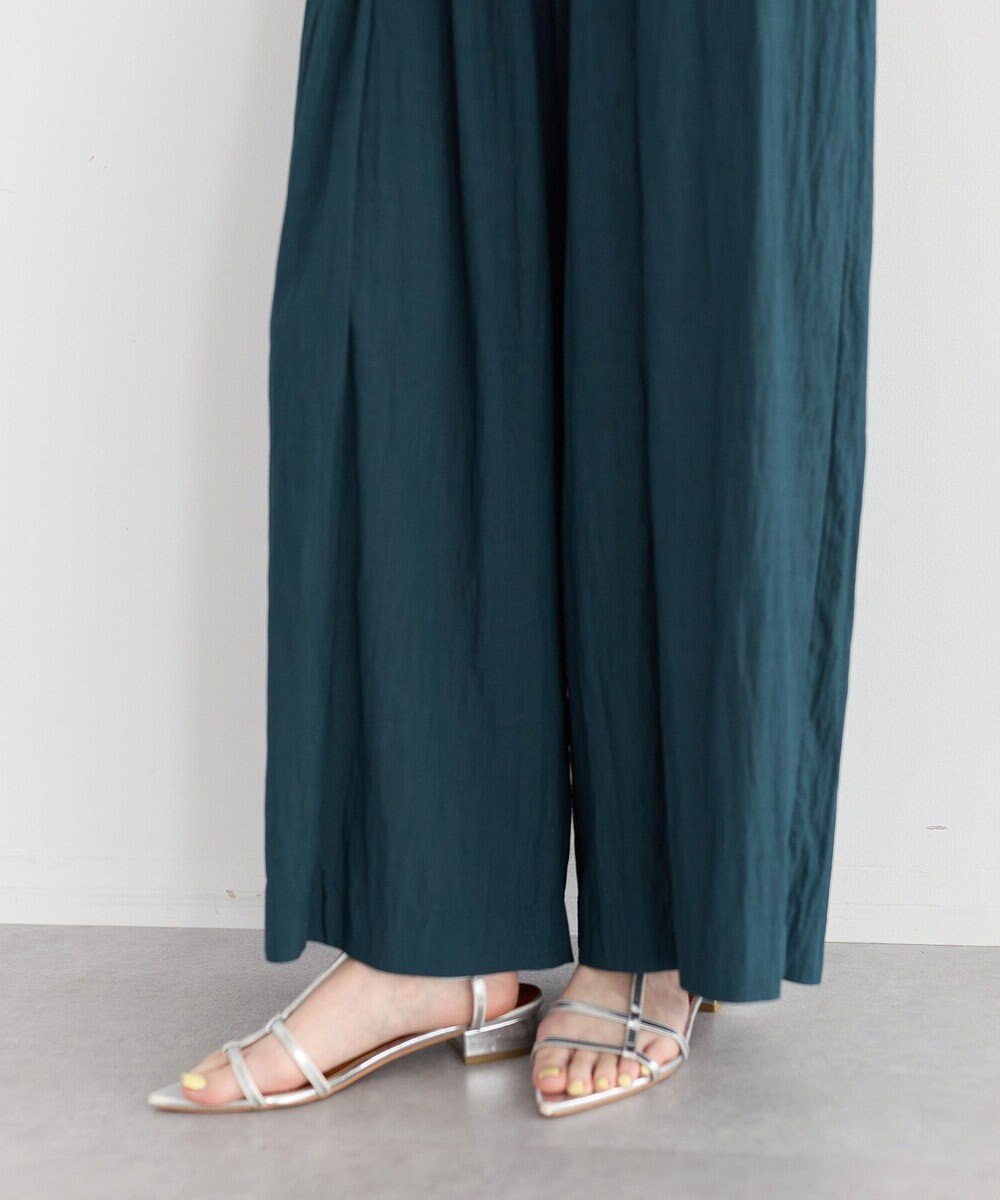 YECCA VECCA 【UVカット/遮熱/接触冷感】COOLタックワイドパンツ 