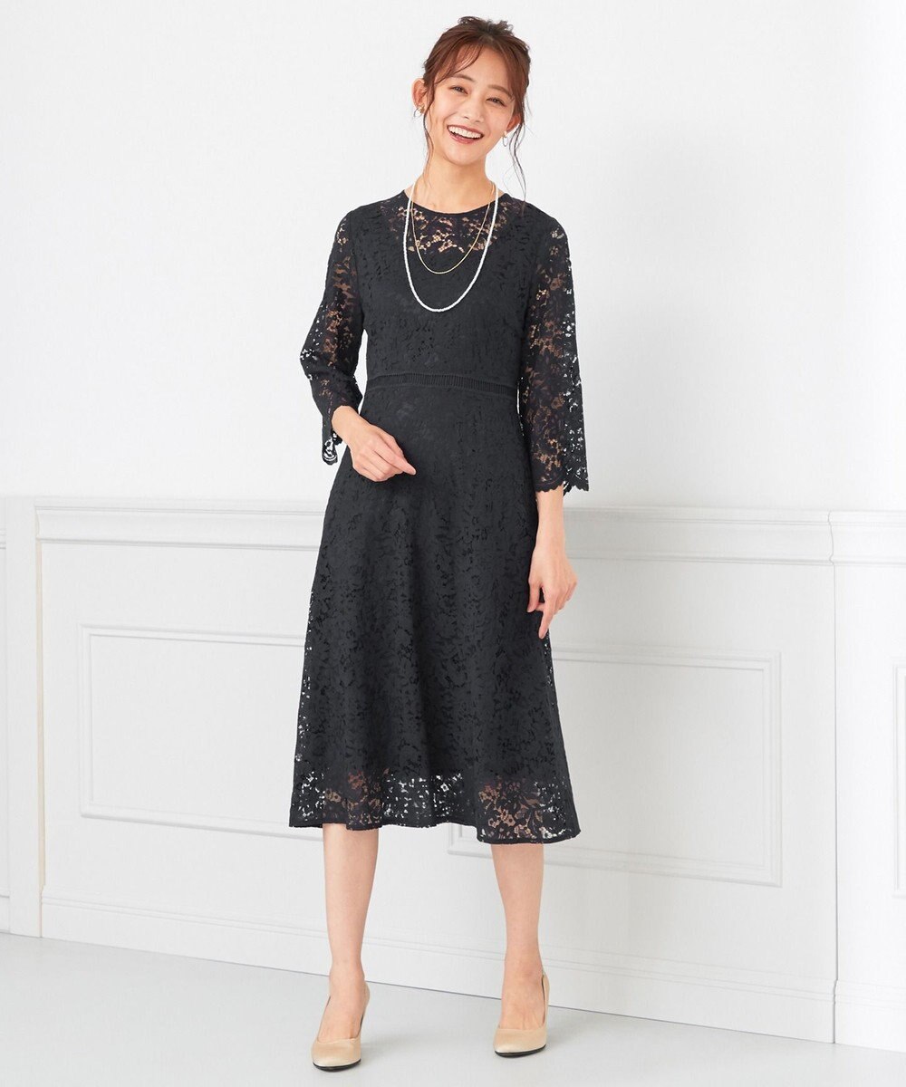 ANY SIS L 【洗える】総レース ワンピース 