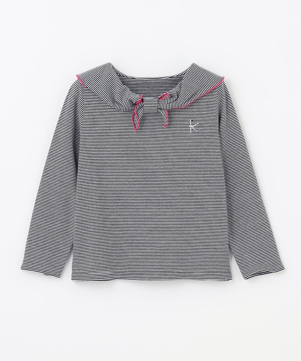 組曲 KIDS 【110-140cm】セーラーリボン Tシャツ 