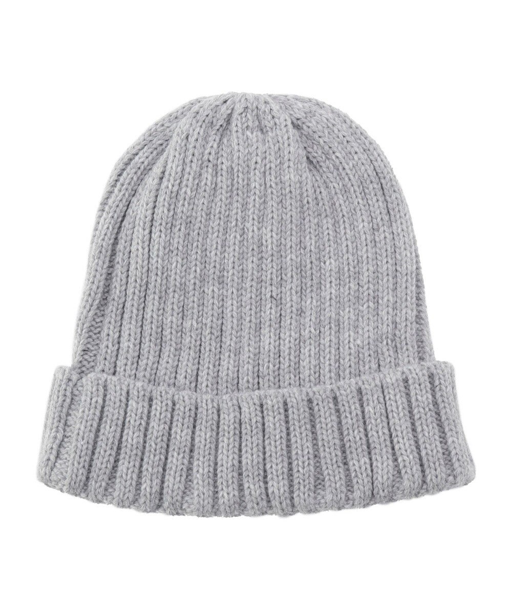 MOONBAT 【FUDGE11月号掲載】PAUL & JOE ACCESSOIRES ヌネット刺繍ワッペン付リブニット帽 