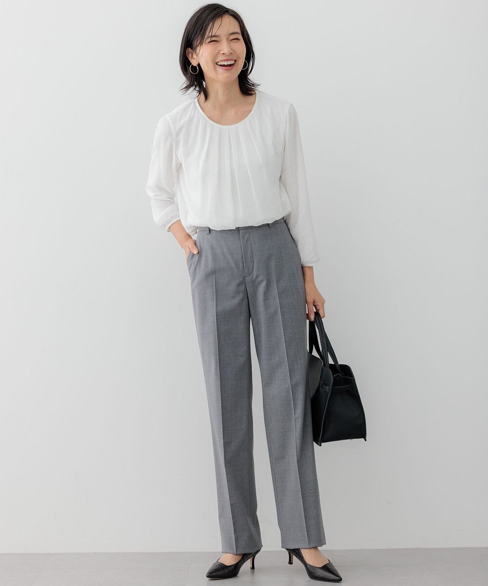 23区 S 【セットアップ対応】ラフィーネウール テーパードパンツ 