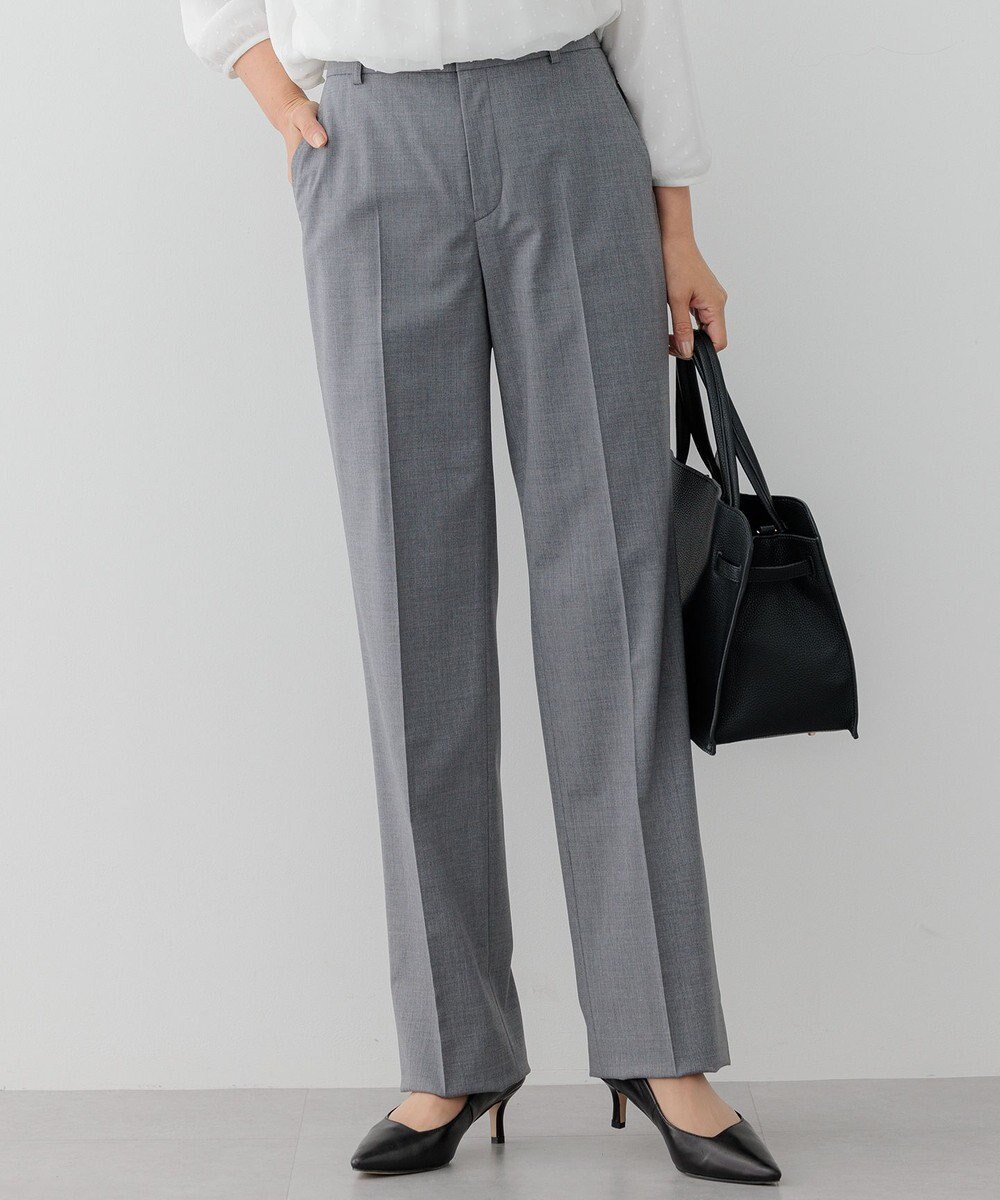 23区 S 【セットアップ対応】ラフィーネウール テーパードパンツ 