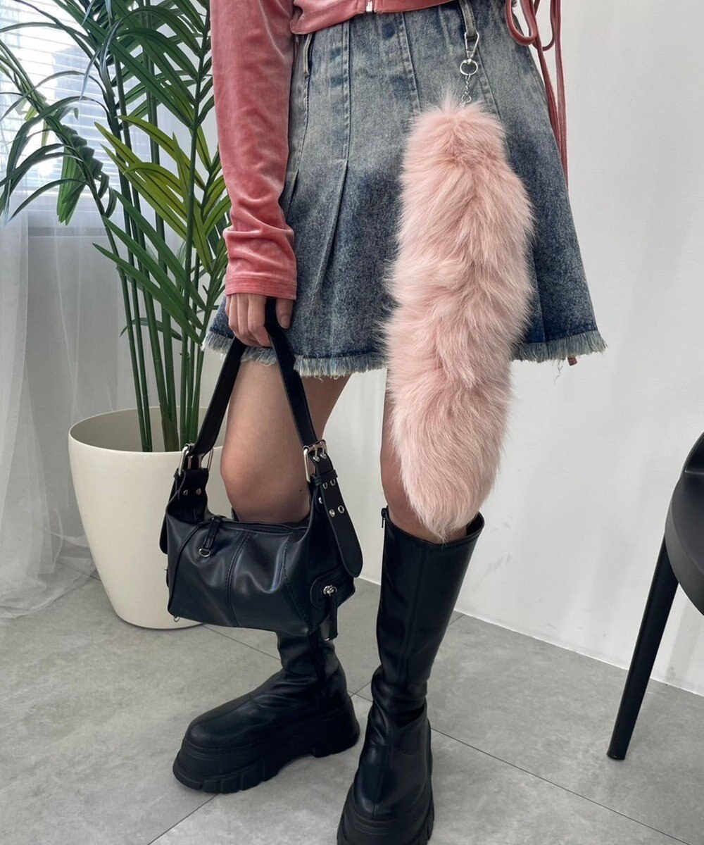 WEGO BIGファーしっぽキーホルダー 