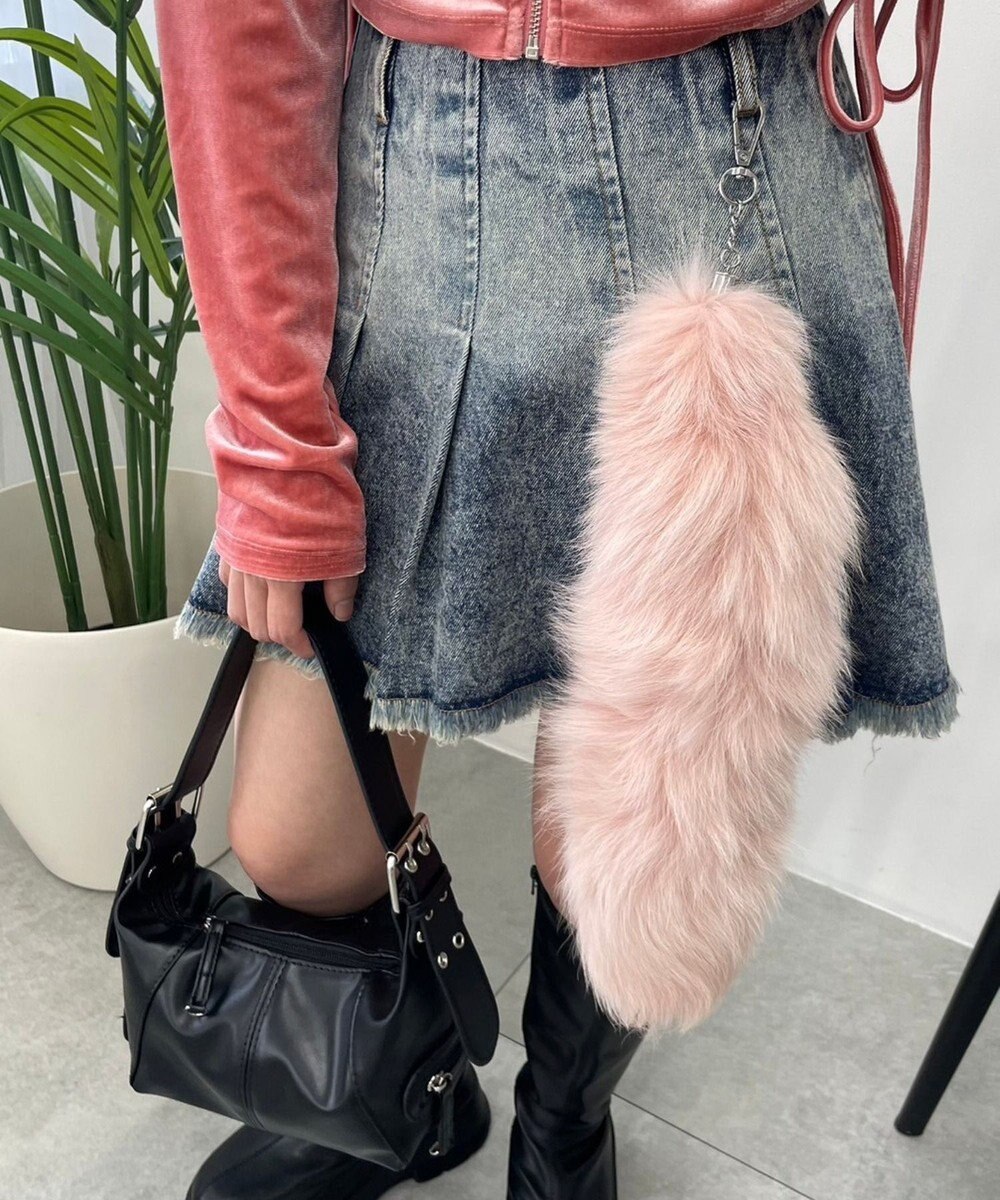 WEGO BIGファーしっぽキーホルダー 