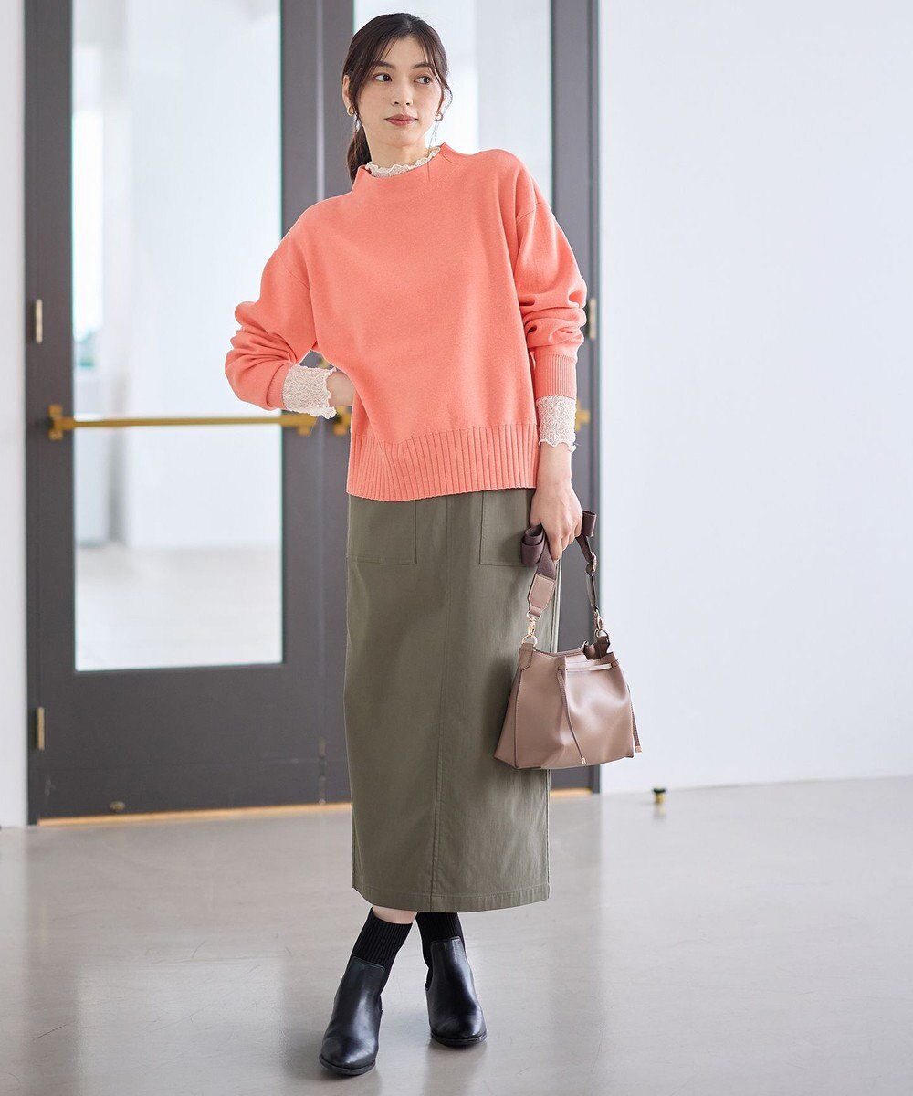 ANY L 【新色追加】ハイネックデイリーニット 