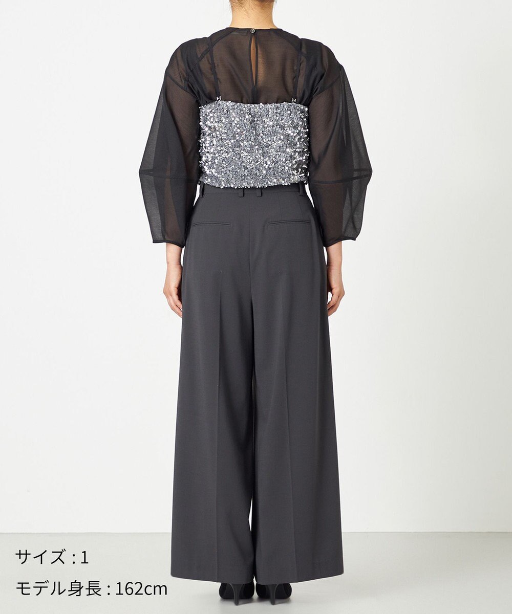 NAVE 【Nave・洗える】スパンコール ビスチェ 