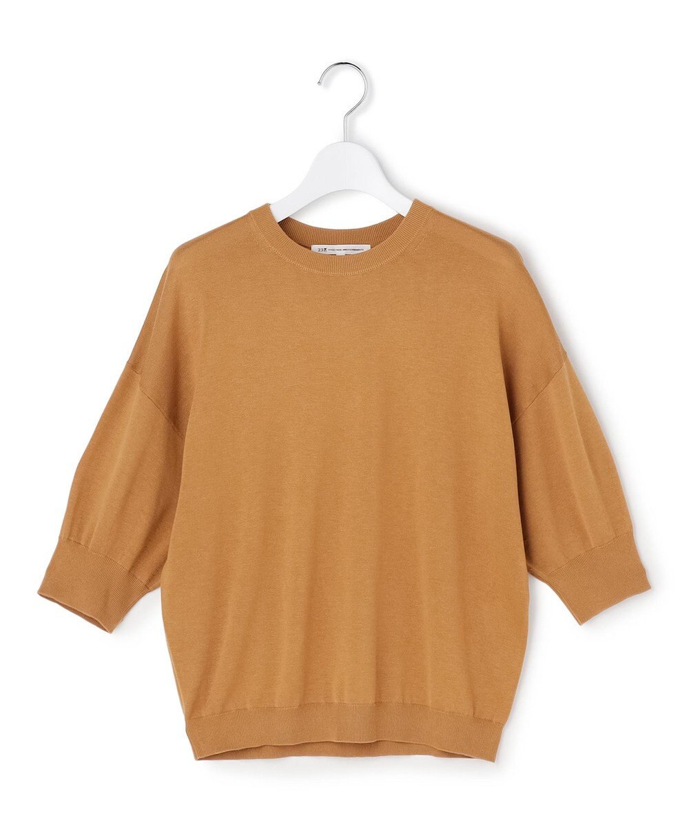 23区 【先行予約】キュプラコットン プルオーバー ニット 