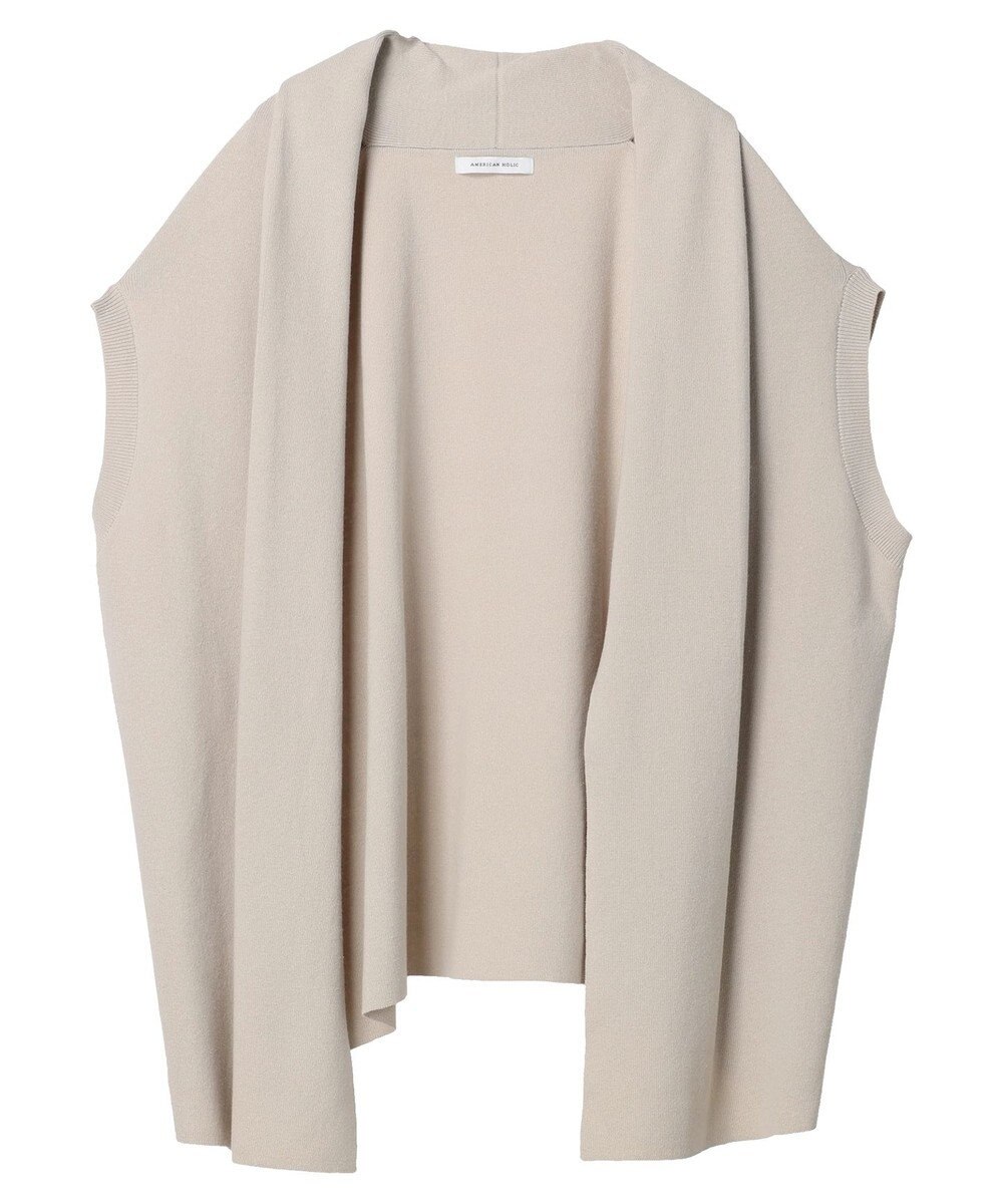 AMERICAN HOLIC コクーンニットジレ 