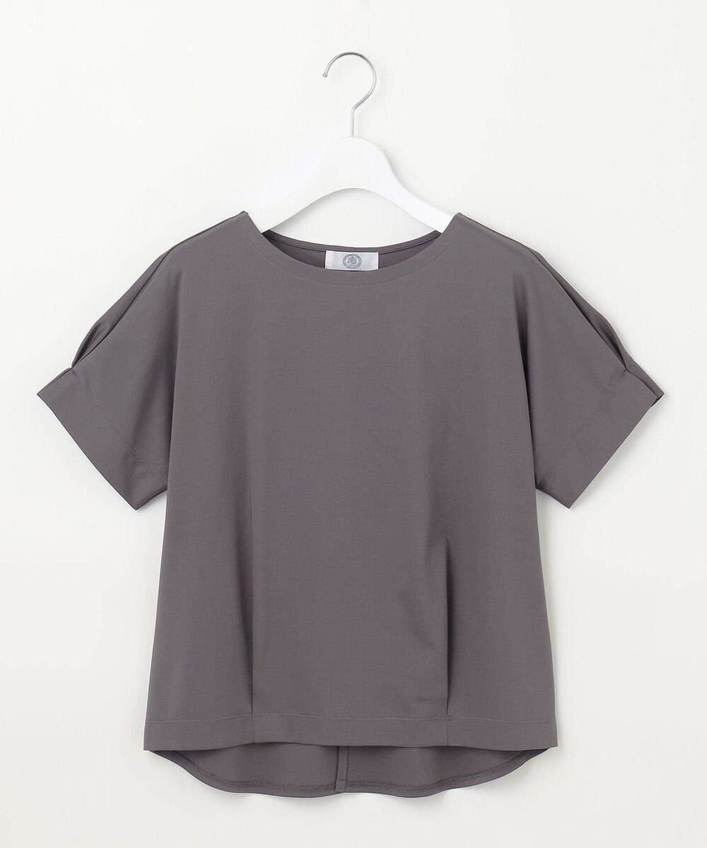 J.PRESS LADIES L 【接触冷感】コットンスムース フレンチスリーブ カットソー 