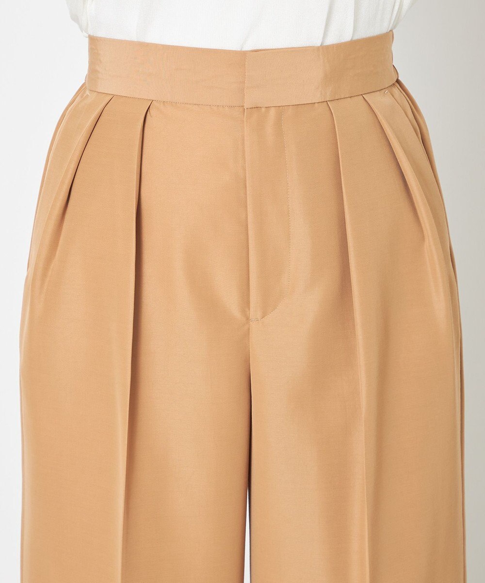 NAVE 【ReNAVE・セットアップ可/撥水加工/防シワ/ウエストゴム】ポリエステルタッサー パンツ 